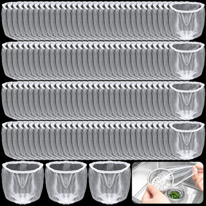 600 PCS Disposable Mesh Sink Strainer Bags Kitchen Sink Strainer Mesh Bags Anti