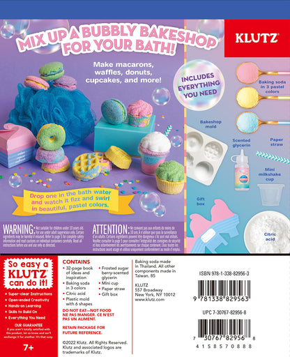 KLUTZ Bath Bomb Scented Bakery Craft Kit Small