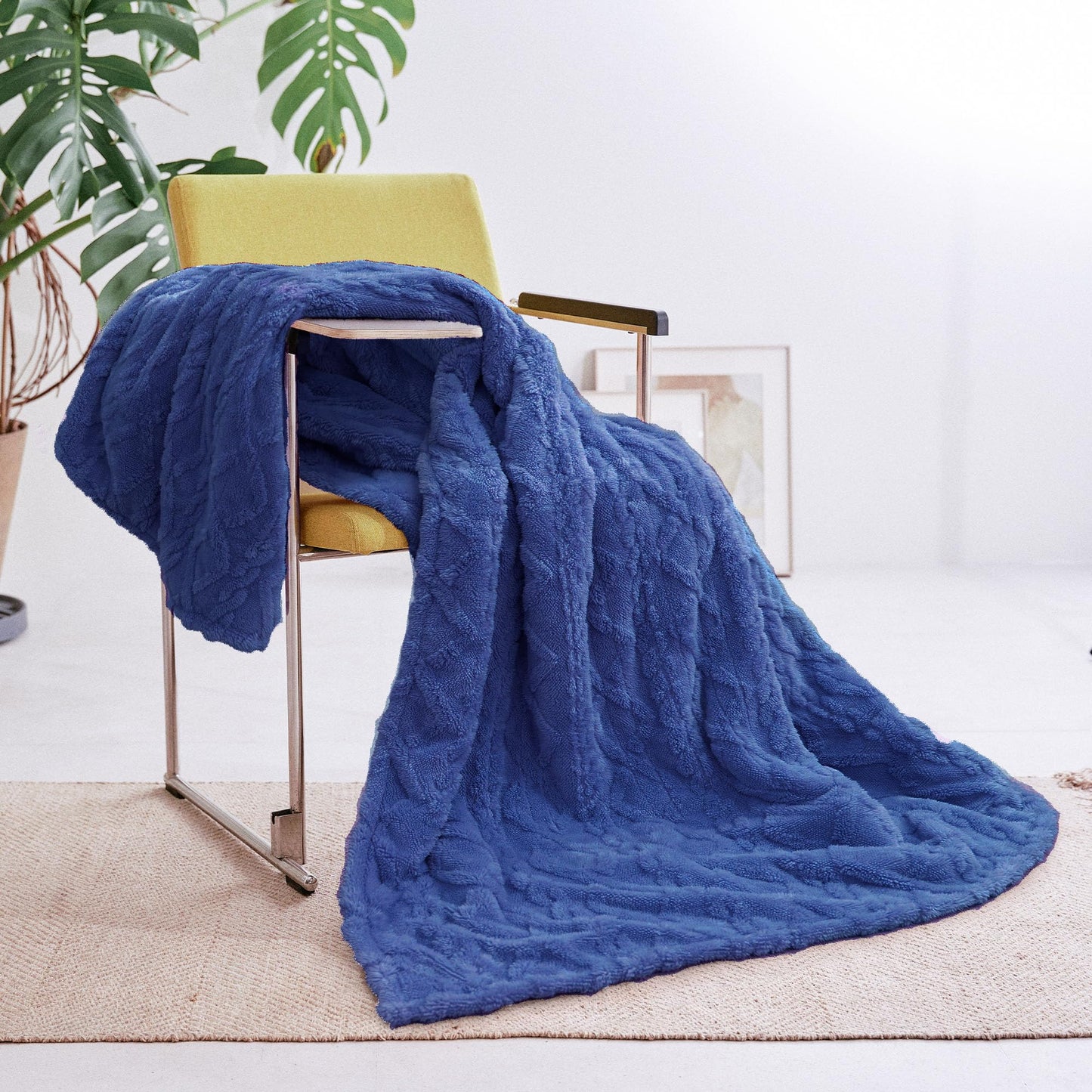 Heated Blanket-Electric Blanket,50"x60" Soft Heated Throw Blanket with 5 Heating Levels & 3 Hours auto-Off,Over-Heat Protection Fast-Heating,Machine Washable（Purple）
