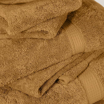 Superior Egyptian Cotton Pile 3-Piece Towel Set, Includes 1 Bath, 1 Hand
