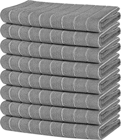 AIDEA Microfiber Kitchen Towels-8Pack, Microfiber Dish Towels, Soft Absorbent