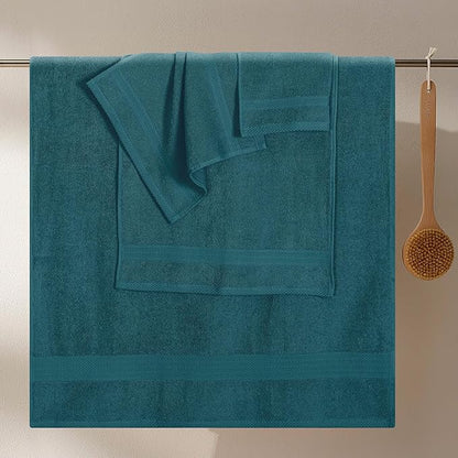 GLAMBURG Ultra Soft 8-Piece Towel Set