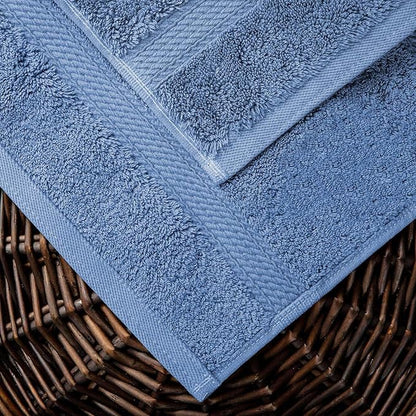 SUPERIOR Egyptian Cotton Pile 10 Piece Towel Set, Includes 2 Bath, 4 Hand