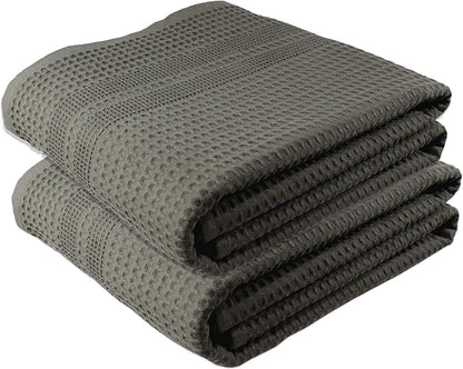 GILDEN TREE Waffle Bath Sheet Large Bath Towels Quick Dry Thin Body Towels