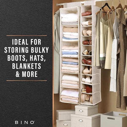 BINO 6-Shelf Sweater Closet Organizer