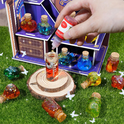 Rileryan Magic Potion Kit Fairy Potion Making Kits DIY Craft for Christmas Halloween Decoration Birthday Gifts
