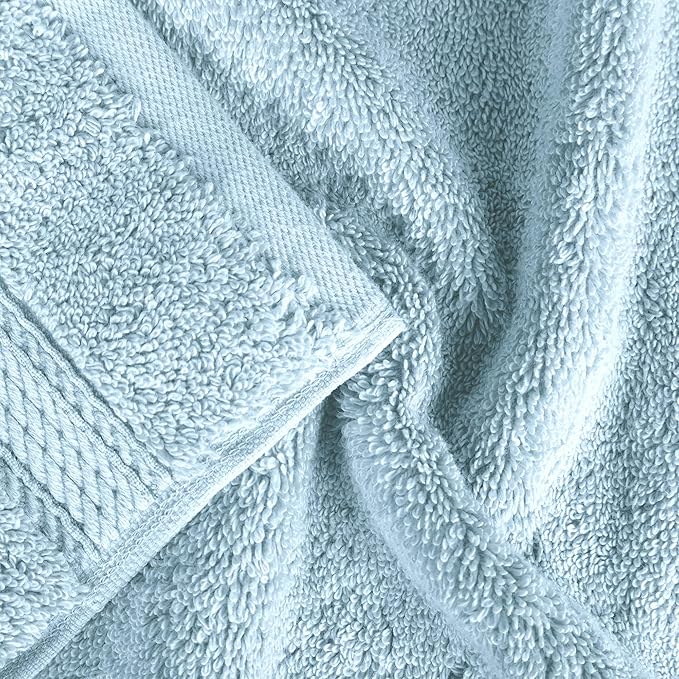 SUPERIOR Egyptian Cotton Pile Bath Sheet Set of 2, Ultra Soft Luxury Towels
