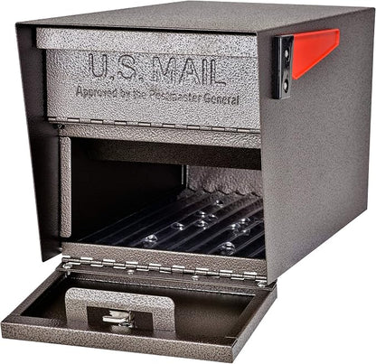 Mail Boss 7508 Curbside Mail Manager Security, Bronze Locking Mailbox