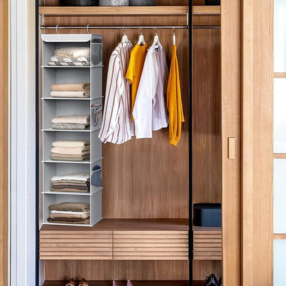 Simple Houseware 6 Shelf Hanging Closet Organizer