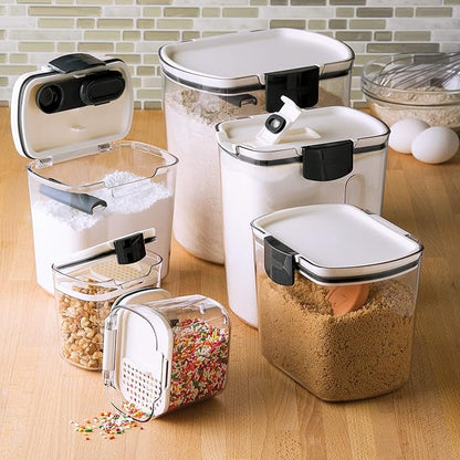Progressive ProKeeper Baker's Airtight Kitchen Storage Canister Container Set