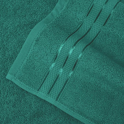 Elegant Comfort Three Line Popcorn Extra Large Luxury Bath Towel