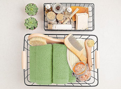 Utopia Towels 24 Pack Cotton Washcloths Set, 100% Ring Spun Cotton, Highly