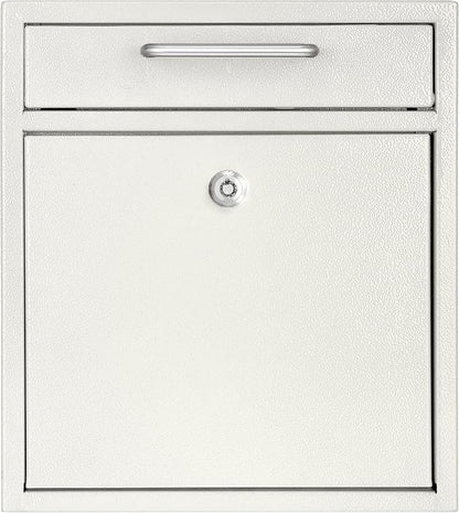 AdirOffice Wall Mount Mailbox - Mailbox with Lock and Keys- Durable Wall Mounted Locking Mailbox and Cash Drop Box for House, Apartments and Bussiness After Hours Deposits