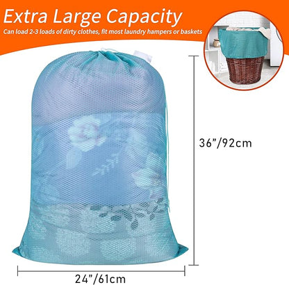 Polecasa Heavy Duty Diamond Large Mesh Laundry Bag