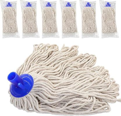 Cotton String Screw on Mop Replacement Head Compatible