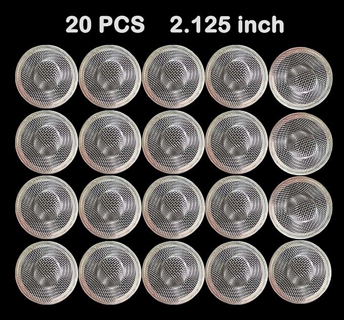 20Pcs Small Drain Mesh Basket, 2.125'' Bathroom Sink Drain Strainer Screen Mesh