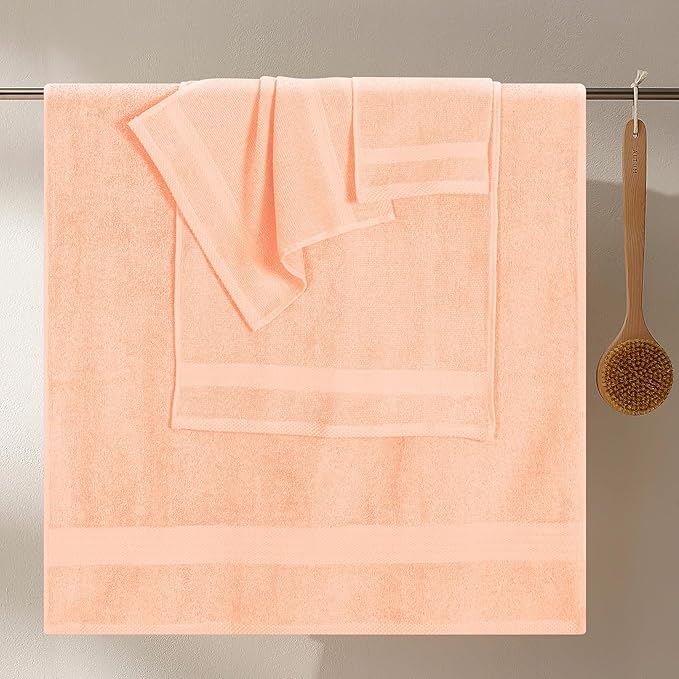 GLAMBURG Ultra Soft 8-Piece Towel Set