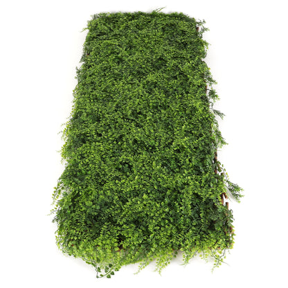 3rd Street Inn™ Leaf Trellis - Bamboo Greenery Panel - Boxwood and Ivy Privacy Fence Substitute - DIY Flexible Fencing (1, Juniper)