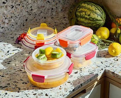 Joseph Joseph Nest Lock 16-piece Plastic BPA Free Food Storage Container Set