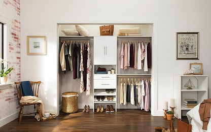ClosetMaid SuiteSymphony Wood Closet Organizer Starter Kit