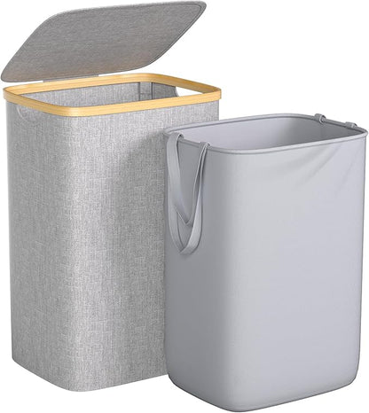 Large Laundry Hamper, 75L Waterproof Laundry Basket
