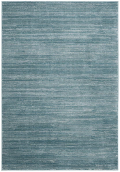 SAFAVIEH Vision Collection Area Rug - 5'1" x 7'6", Aqua, Modern Ombre Design, Non-Shedding & Easy to Clean, Ideal for Living Room, Bedroom, Dining Space (VSN606B)