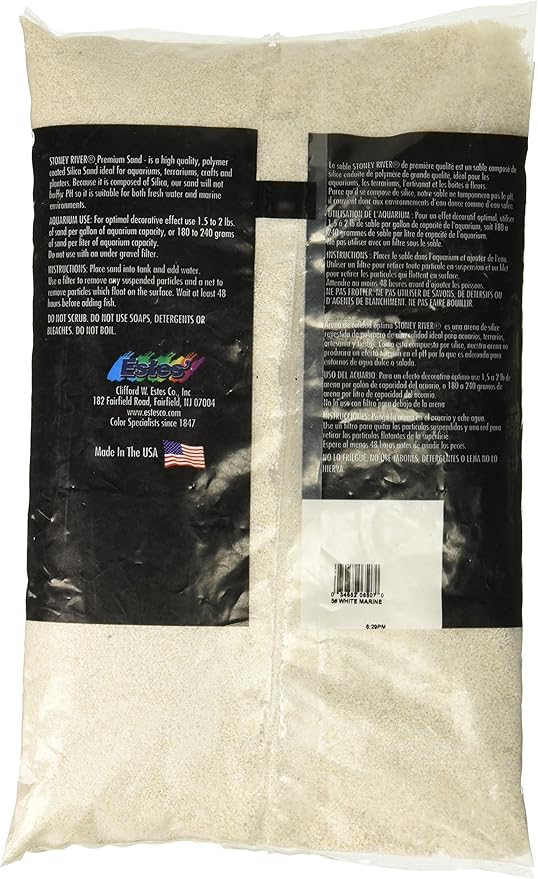 Estes 28199 Aqua Sand, White, 5 lb