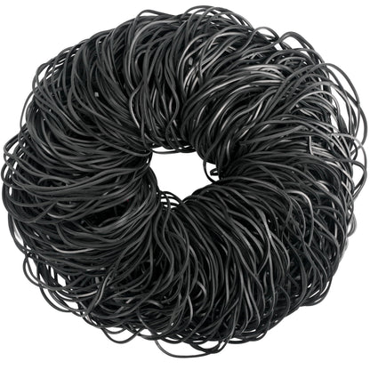 Rubber Bands for Balloon Arches 300pcs Black 4.8inch large heavy duty Stretchy Elastic Bands for Office Supplies Home Party Wedding Birthday Trash Cans File Folders