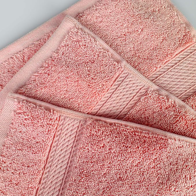 Superior Egyptian Cotton Pile 9 Piece Towel Set, Includes 3 Bath, 3 Hand