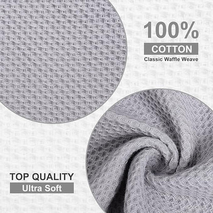 Homaxy 100% Cotton Dish Cloths, 12 Pack