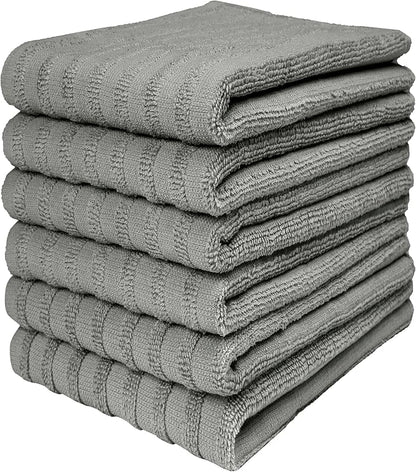 Premium Kitchen Towels | Large Cotton Dish Towels 400 GSM | Highly Absorbent