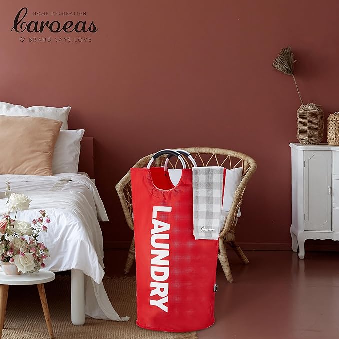 Caroeas 100L Laundry Basket, Large Laundry Hamper, Laundry Bag