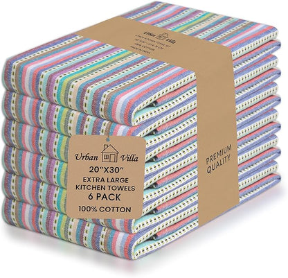 Urban Villa Kitchen Towels 100% Cotton Dish Towels