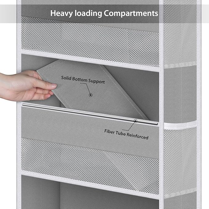 Univivi Hanging Storage Organizer Nursery Closet Cabinet Baby Storage
