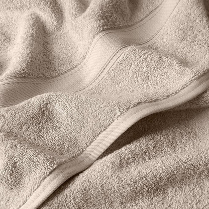 SUPERIOR Egyptian Cotton Pile 6 Piece Towel Set, Includes 2 Bath, 2 Hand