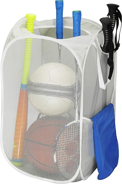 Simple Houseware Mesh Pop-Up Laundry Hamper Basket