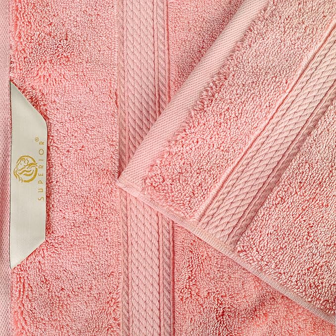 SUPERIOR Egyptian Cotton Pile Bath Sheet Set of 2, Ultra Soft Luxury Towels