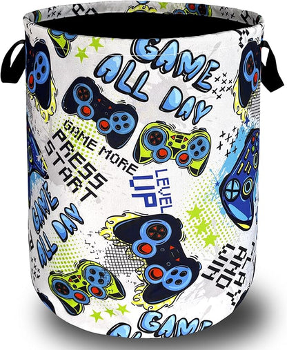 Funny Cool Game Machine Laundry Basket Games Foldable Colorful Laundry Hamper