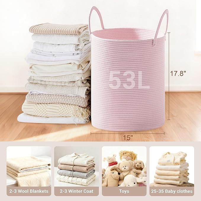 Girls' Tall Laundry Basket