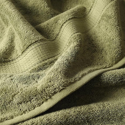 Superior Solid Egyptian Cotton Towel Set, Washcloths 13” x 13”, Hand Towels 20”