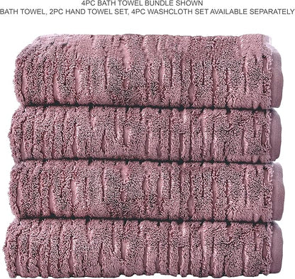 SKL Home CloudSoft Cotton Luxury 4 Pc Bath Towel Set