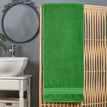 Elegant Comfort Three Line Popcorn Extra Large Luxury Bath Towel