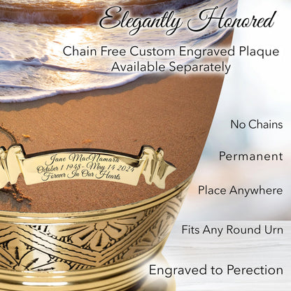 Endless Summer Cremation Urn for Ashes Adult Male - Personalized Urn for Ashes for Women Decorative Urns - Beautiful Handcrafted Sunset Urns for Human