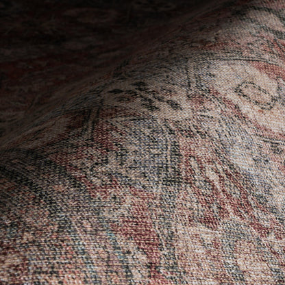Nuloom Hillstone Collection 3' x 5' Area Rug, Traditional Vintage Distressed Medallion, Thick and Soft, Durable Non-Shedding Low Pile Poly/Jute Blend, Easy to Clean, Living Room, Bedroom