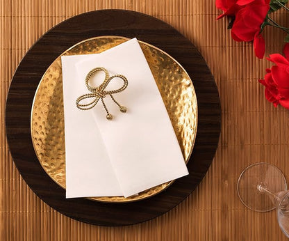 200 BloominGoods Disposable Bathroom Napkins | Single-Use Linen-Feel Guest