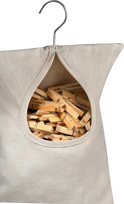 Handy Laundry Clothespin Bag