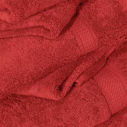 SUPERIOR Solid Egyptian Cotton Towel Set, Washcloths 13” x 13”, Hand Towels 20”