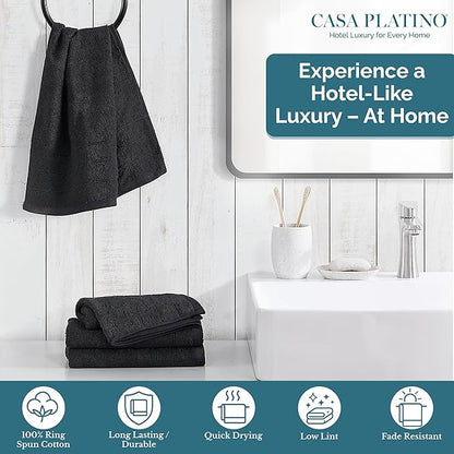 Black Hand Towels for Bathroom