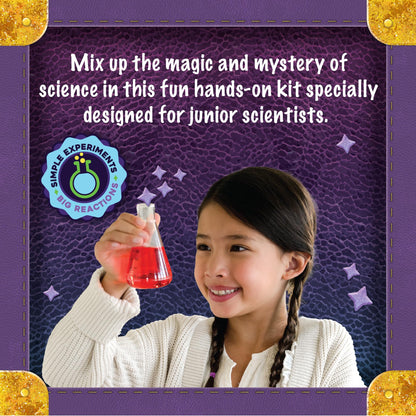 MindWare Junior Science Academy: Magic Potion Science Chemistry Set – 5 Amazing Beginning Kids Science Experiments for Kids Ages 4 & Up – Fun Science Lessons for Home or School