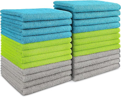 AIDEA Microfiber Cleaning Cloth-24PK, Soft Microfiber Towels